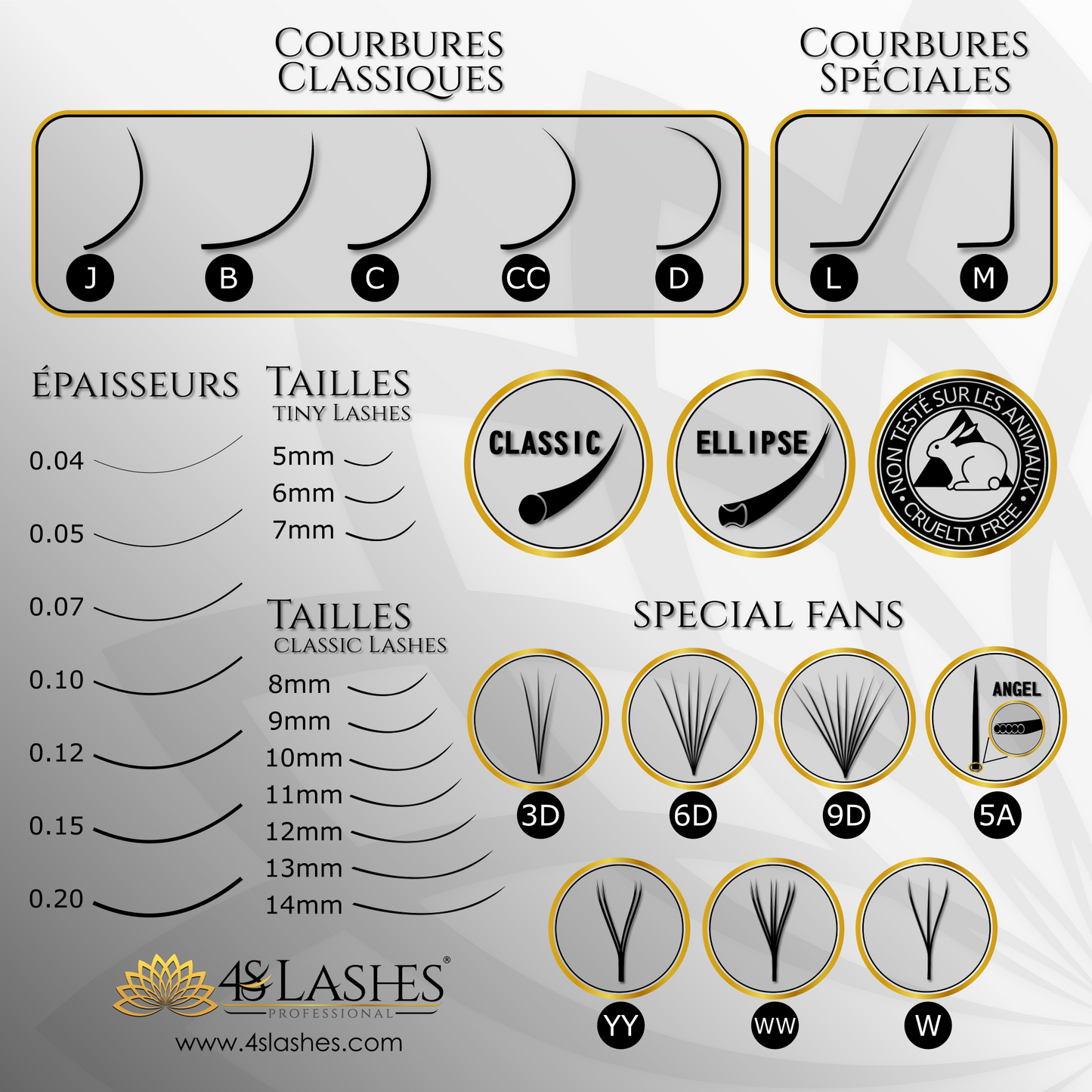 Cils Autumn 0.07 | Marron Dégradé