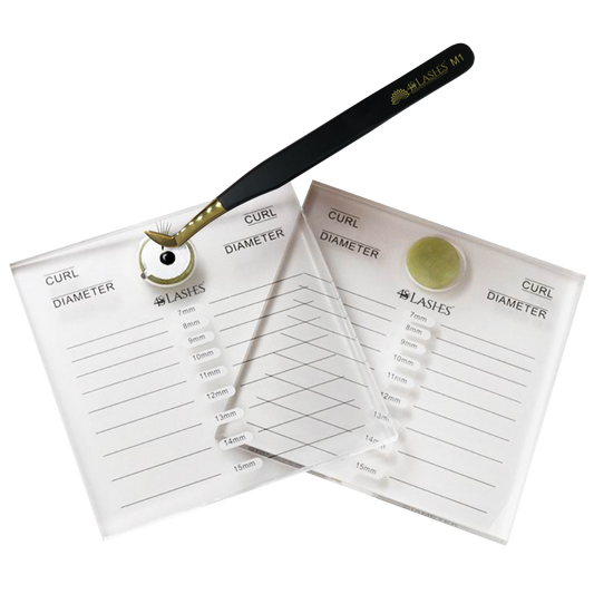 Palette Acrylique 4S | Support pour Cils et Colle | 2 en 1