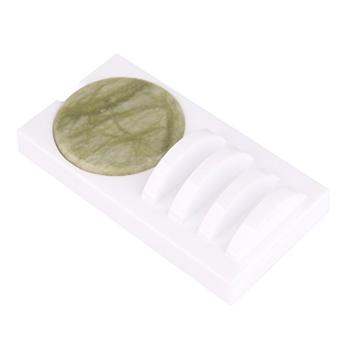 Palette Support de Cils avec Pierre de Jade | 2 en 1