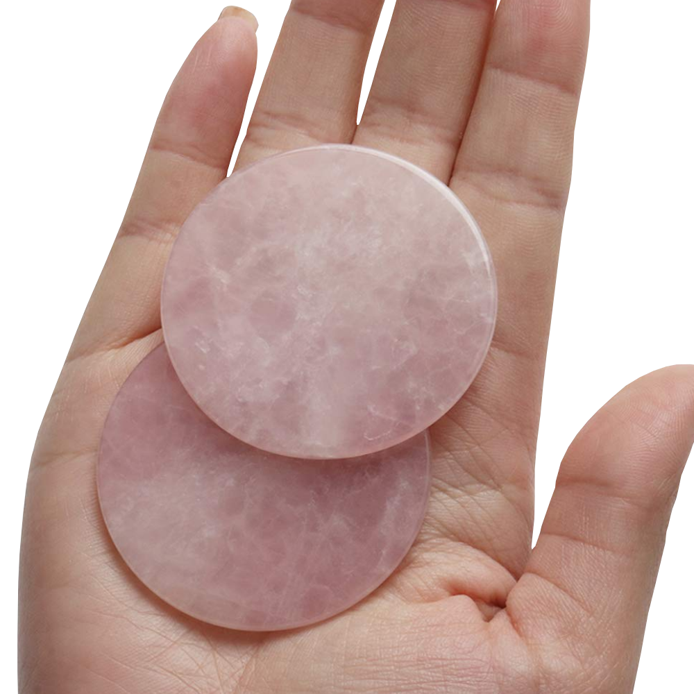 Support en Pierre de Jade Rose