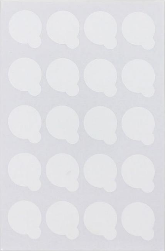 Protecteurs Autocollants | Papier Plastifié | 120 unités | Stickers à Colle